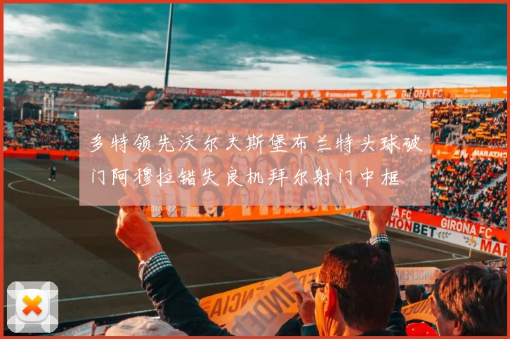 多特领先沃尔夫斯堡布兰特头球破门阿穆拉错失良机拜尔射门中框